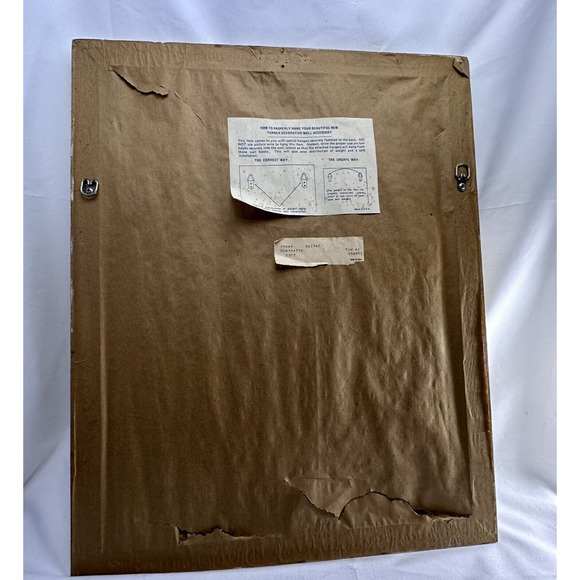 Margaret Kane "Love" Signed Matted & Framed Lithograph/Print Needs fix in frame - Picture 8 of 10